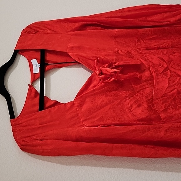 NWT NSR Red Dress M - Picture 2 of 4